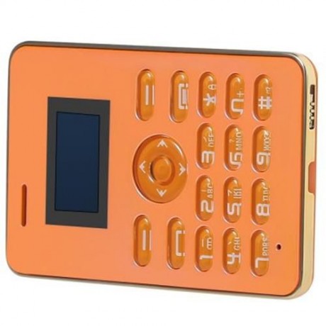 AIEK Q3 1.0 INCH CARD PHONE BLUETOOTH FM MP3 PLAYBACK AUDIO PLAYER CALENDER ALARM CALCULAT