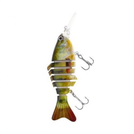HS - 005 MINNOW SIX SECTIONS ARTIFICIAL FISHING BAIT BIONIC LURE WITH HOOK (COLORMIX)