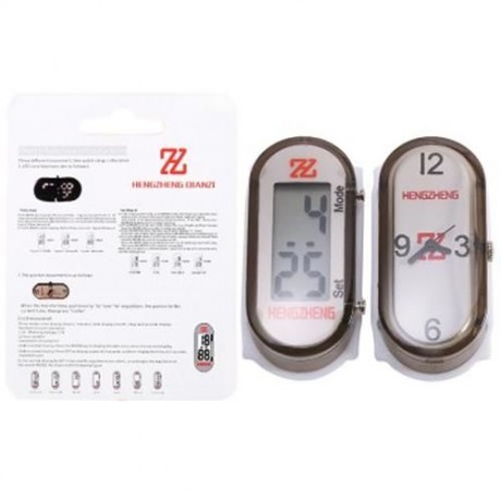 HENGZHENG DIGITAL WATCH DATE DISPLAY LED WRISTWATCH WITH TWO REPLACEABLE DIAL (WHITE)
