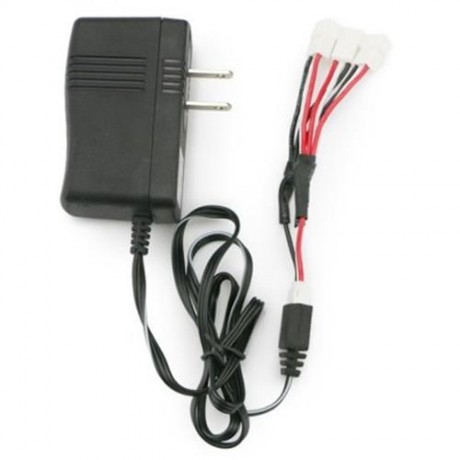 3 X 7.4V 700MAH BATTERY   US PLUG CHARGER SET ACCESSORY FOR MJX X600 MULTICOPTER (COLORMIX
