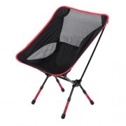 HEIGHTENED CHAIR SEAT FOLDABLE STOOL OUTDOOR EQUIPMENT (RED)