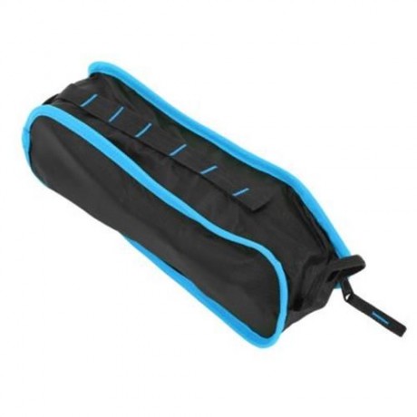 HEIGHTENED CHAIR SEAT FOLDABLE STOOL OUTDOOR EQUIPMENT (AZURE)