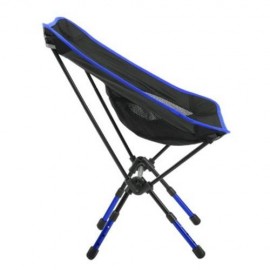 HEIGHTENED CHAIR SEAT FOLDABLE STOOL OUTDOOR EQUIPMENT (DEEP BLUE)