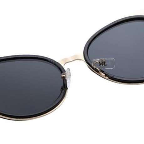 VINTAGE UNISEX CAT EAR DESIGN FROG MIRROR COLOR COATED SUNGLASSES (#4)
