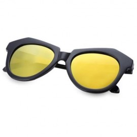 VINTAGE UNISEX COLOR COATED CAT EAR ARROW DESIGN UV PROTECTION SUNGLASSES (#3)