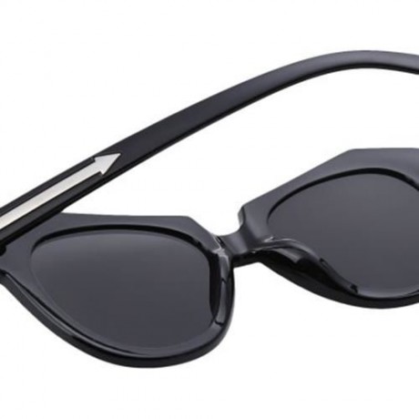VINTAGE UNISEX COLOR COATED CAT EAR ARROW DESIGN UV PROTECTION SUNGLASSES (#4)