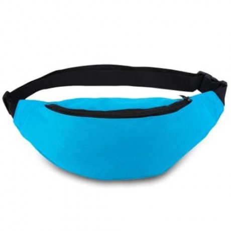 WATER RESISTANT FAKE SYNTHETIC RUBBER SHOULDER MESSENGER CHEST WAIST BAG FOR UNISEX (LIGHT