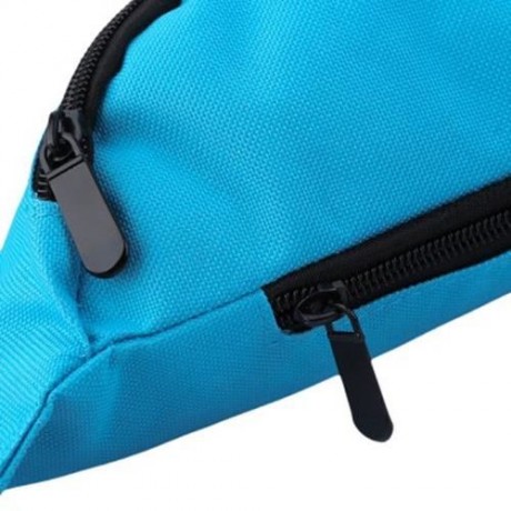 WATER RESISTANT FAKE SYNTHETIC RUBBER SHOULDER MESSENGER CHEST WAIST BAG FOR UNISEX (LIGHT