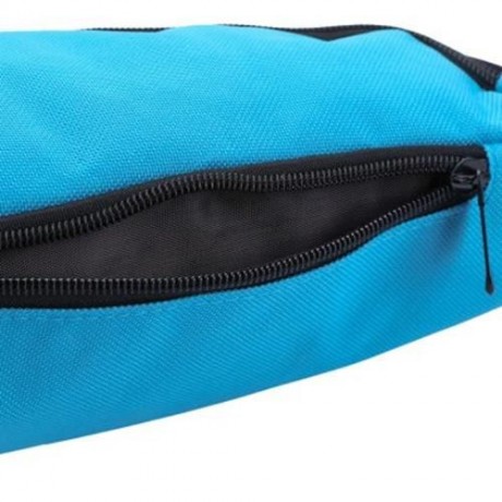 WATER RESISTANT FAKE SYNTHETIC RUBBER SHOULDER MESSENGER CHEST WAIST BAG FOR UNISEX (LIGHT