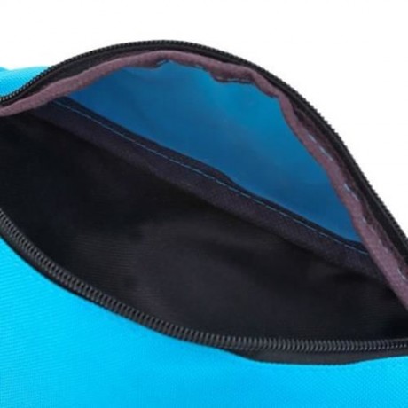 WATER RESISTANT FAKE SYNTHETIC RUBBER SHOULDER MESSENGER CHEST WAIST BAG FOR UNISEX (LIGHT