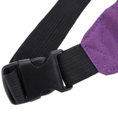 WATER RESISTANT FAKE SYNTHETIC RUBBER SHOULDER MESSENGER CHEST WAIST BAG FOR UNISEX (DEEP 