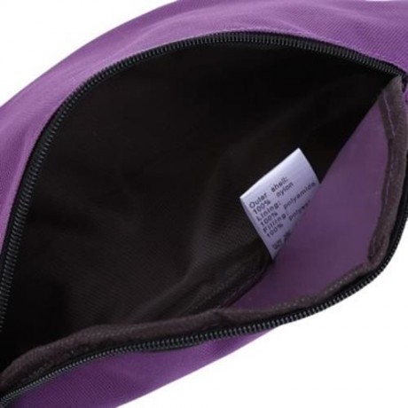 WATER RESISTANT FAKE SYNTHETIC RUBBER SHOULDER MESSENGER CHEST WAIST BAG FOR UNISEX (DEEP 