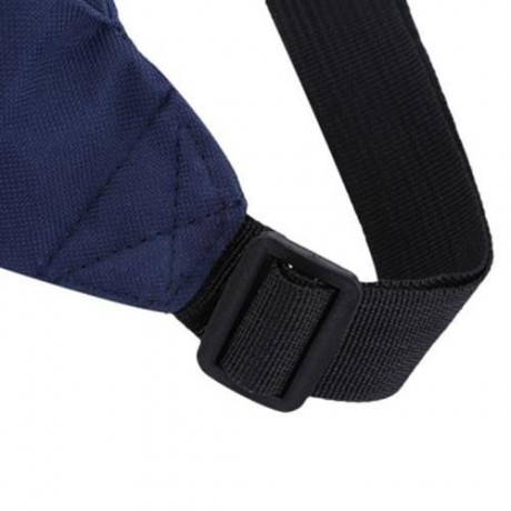 WATER RESISTANT FAKE SYNTHETIC RUBBER SHOULDER MESSENGER CHEST WAIST BAG FOR UNISEX (PURPL