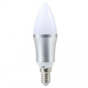 RAYYOU E14 220V 3W 250LM SMD 2835 THREE COLOR CHANGING LED CANDLE BULB (WHITE GREY)
