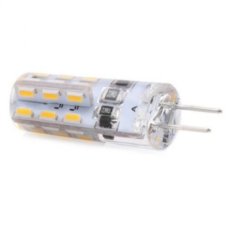 LIGHTME 10PCS G4 DC12V 1.5W SMD 3014 LED DIMMABLE BULB WITH 24 LEDS (WARM WHITE LIGHT)