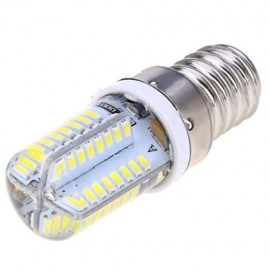 LIGHTME 10PCS AC 220V 3W E14 SMD 3014 LED CORN BULB WITH 64 LEDS (COOL WHITE LIGHT)
