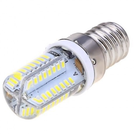 LIGHTME 10PCS AC 220V 3W E14 SMD 3014 LED CORN BULB WITH 64 LEDS (COOL WHITE LIGHT)