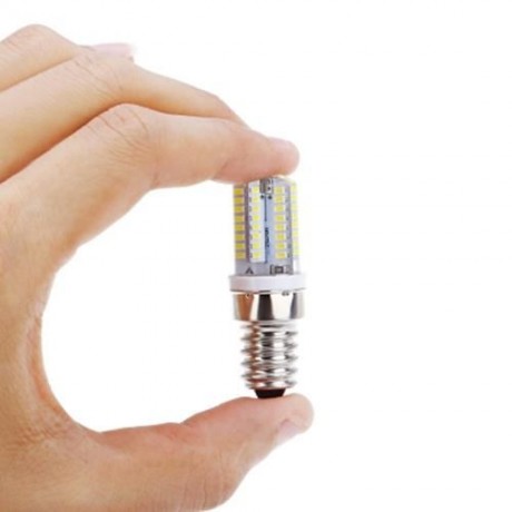 LIGHTME 10PCS AC 220V 3W E14 SMD 3014 LED CORN BULB WITH 64 LEDS (COOL WHITE LIGHT)