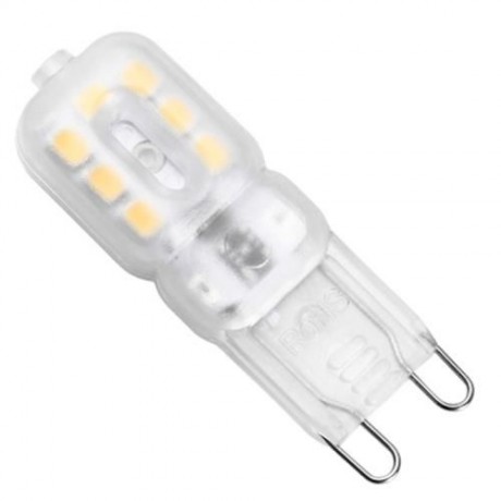 LIGHTME 10PCS AC 220V 2W G9 SMD 2835 LED LAMP WITH 14 LEDS (WARM WHITE LIGHT)