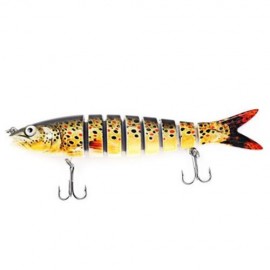 PROBEROS HARD FISHING LURES CRANK BAIT WITH MULTI-JOINTED TACKLE (COLORMIX)