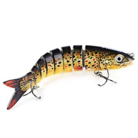 PROBEROS HARD FISHING LURES CRANK BAIT WITH MULTI-JOINTED TACKLE (COLORMIX)