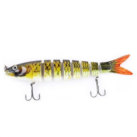 PROBEROS HARD FISHING LURES CRANK BAIT WITH MULTI-JOINTED TACKLE (COLORMIX)