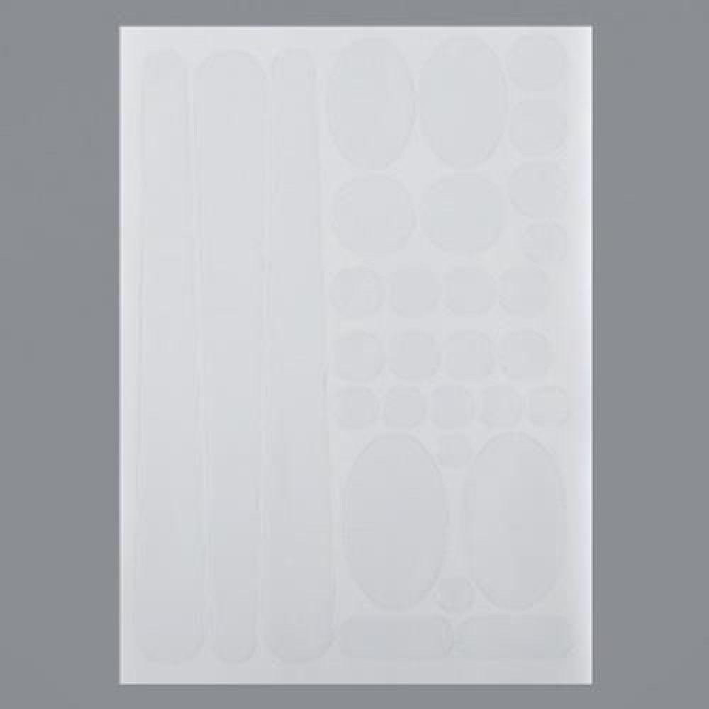 SIMPLE FRAME CHAINSTAY PROTECTOR BIKE STICKERS (WHITE)