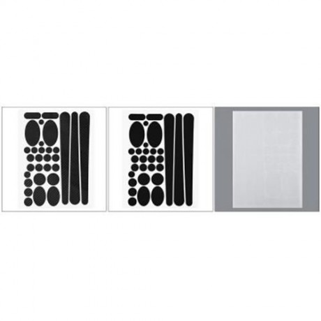 SIMPLE FRAME CHAINSTAY PROTECTOR BIKE STICKERS (WHITE)