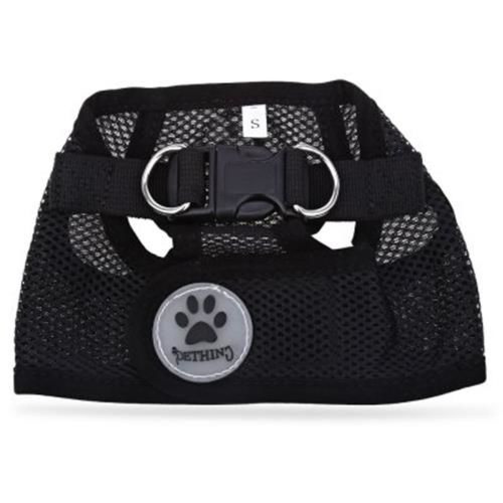 PETHING PET HARNESS LEASH STRAP SOFT MESH DOG CAT ADJUSTABLE VEST SAFE COLLAR CLOTH WITH C