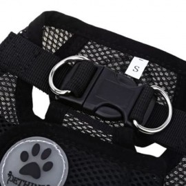 PETHING PET HARNESS LEASH STRAP SOFT MESH DOG CAT ADJUSTABLE VEST SAFE COLLAR CLOTH WITH C