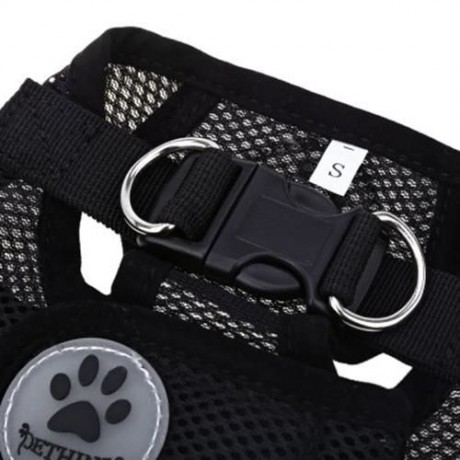 PETHING PET HARNESS LEASH STRAP SOFT MESH DOG CAT ADJUSTABLE VEST SAFE COLLAR CLOTH WITH C