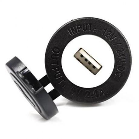 C938 5V 2.1A SINGLE USB VEHICLE POWER PLUG BLUE WORK LIGHT WATER RESISTANT MOTORCYCLE SOCK
