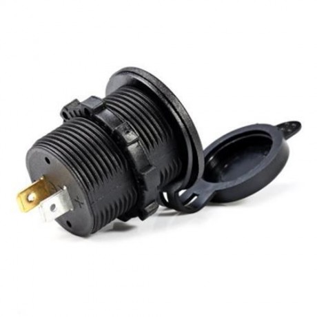 C940 5V 4.2A DOUBLE USB VEHICLE POWER PLUG BLUE WORK LIGHT WATER RESISTANT MOTORCYCLE SOCK