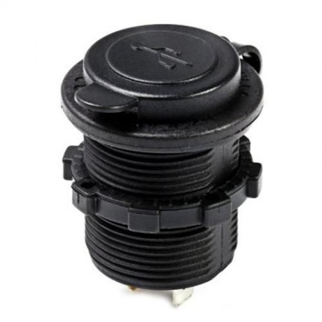 C940 5V 4.2A DOUBLE USB VEHICLE POWER PLUG BLUE WORK LIGHT WATER RESISTANT MOTORCYCLE SOCK