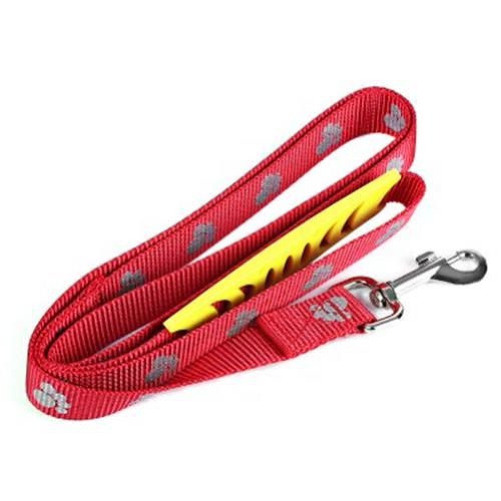 SASSY HEAVY DUTY STRAP DOG LEASH (RED)