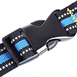 DUAL-HANDLE BUNGEE REFLECTIVE STITCHING ADJUSTABLE WAIST BELT DOG LEASH FOR RUNNING WALKIN