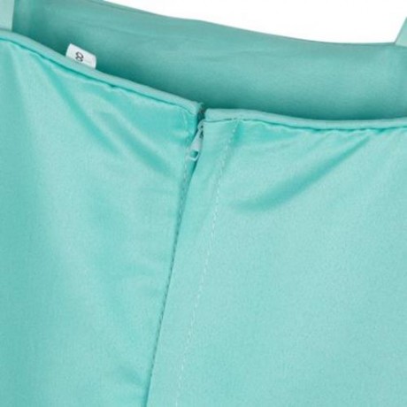 TRENDY SOLID COLOR GIRLS PRINCESS DRESS FOR PARTY (GREEN)
