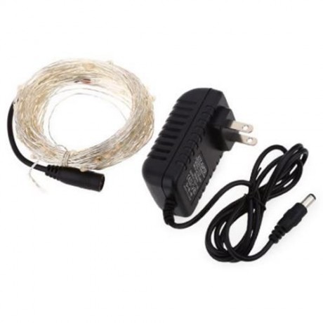 100 LEDS COPPER WIRE STRING FAIRY LIGHT WATERPROOF LED DECORATION LAMP (RED)