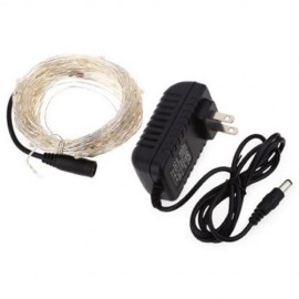 100 LEDS COPPER WIRE STRING FAIRY LIGHT WATERPROOF LED DECORATION LAMP (GREEN)