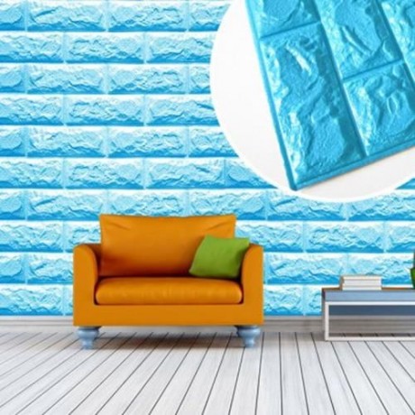 MODERN STYLE 3D MULTI-COLOR FOAM WALLPAPER BEDROOM LIVING ROOM BACKGROUND WALL STICKER (BL