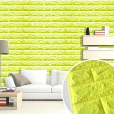 MODERN STYLE 3D MULTI-COLOR FOAM WALLPAPER BEDROOM LIVING ROOM BACKGROUND WALL STICKER (GR