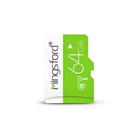 MINGSFORD MICRO SD CARD UHS - I FLASH MEMORY DEVICE (GREEN)