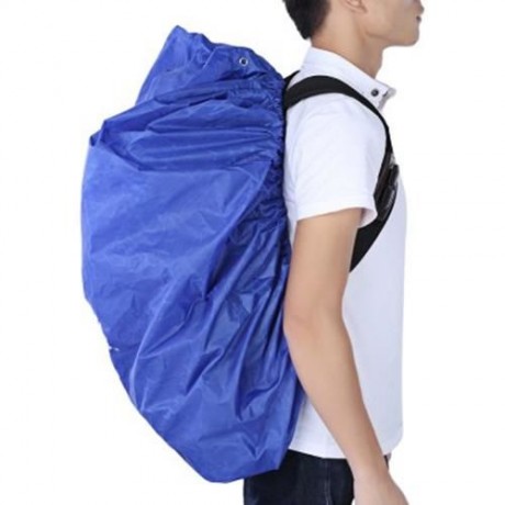AOTU AT6926 40 - 90L OUTDOOR CLIMBING WATER RESISTANT BACKPACK RAIN COVER (BLUE)