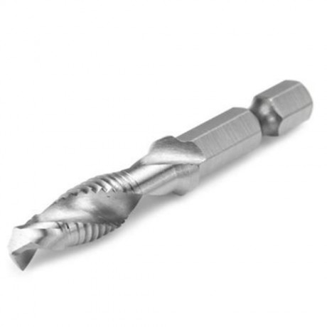 6PCS M3 - M10 HSS METRIC TAP DRILL BITS FOR MACHINE SCREW THREAD (GRAY)