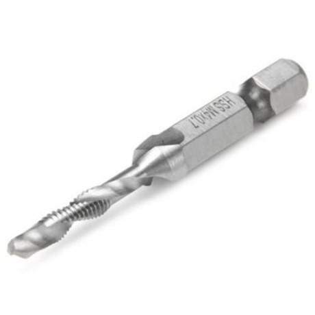 6PCS M3 - M10 HSS METRIC TAP DRILL BITS FOR MACHINE SCREW THREAD (GRAY)