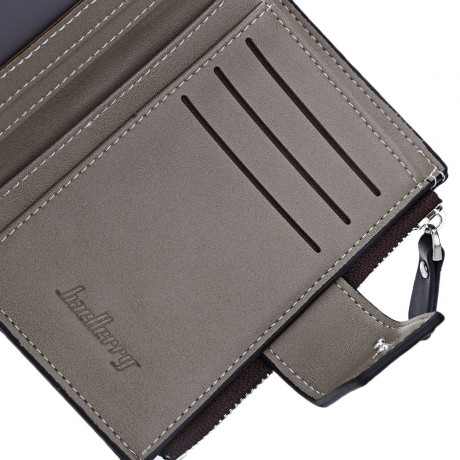 STYLISH SOLID COLOR WALLET FOR MEN (BLACK)