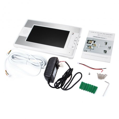 SY812MKW12 7 INCH INTERCOM VIDEO DOORBELL TFT COLOR LCD SCREEN NIGHT VISION (COLORMIX, US 