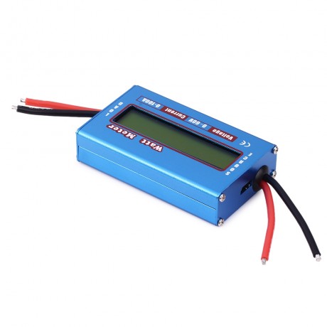 LCD DIGITAL 60V / 100A WATT METER BATTERY BALANCE POWER VOLTAGE CHECKER ANALYZER FOR DC RC