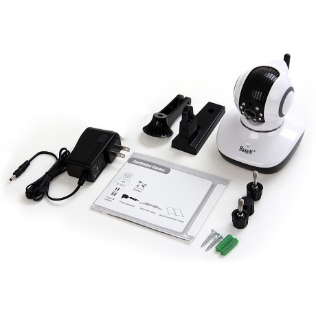MINI 10D 1.0MP H.264 CMOS IR-CUT WIRELESS IP CAMERA WITH PAN / TILT NIGHT VISION US PLUG -