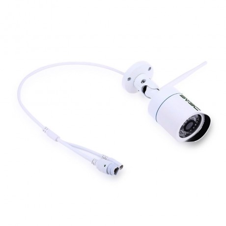 720P H.264 4-CHANNEL 1MP WIFI NVR NETWORK VIDEO RECORDER (WHITE AND BLACK, US PLUG)